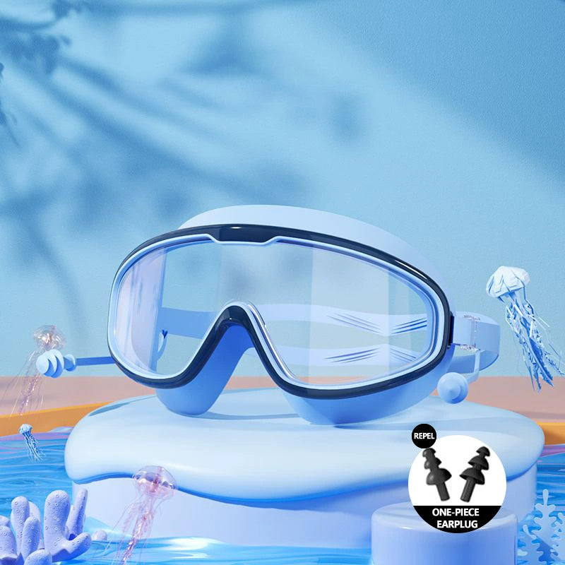 🔥Last Day Promotion 49% OFF-🔥HD children's large frame waterproof and anti-fog swimming goggles