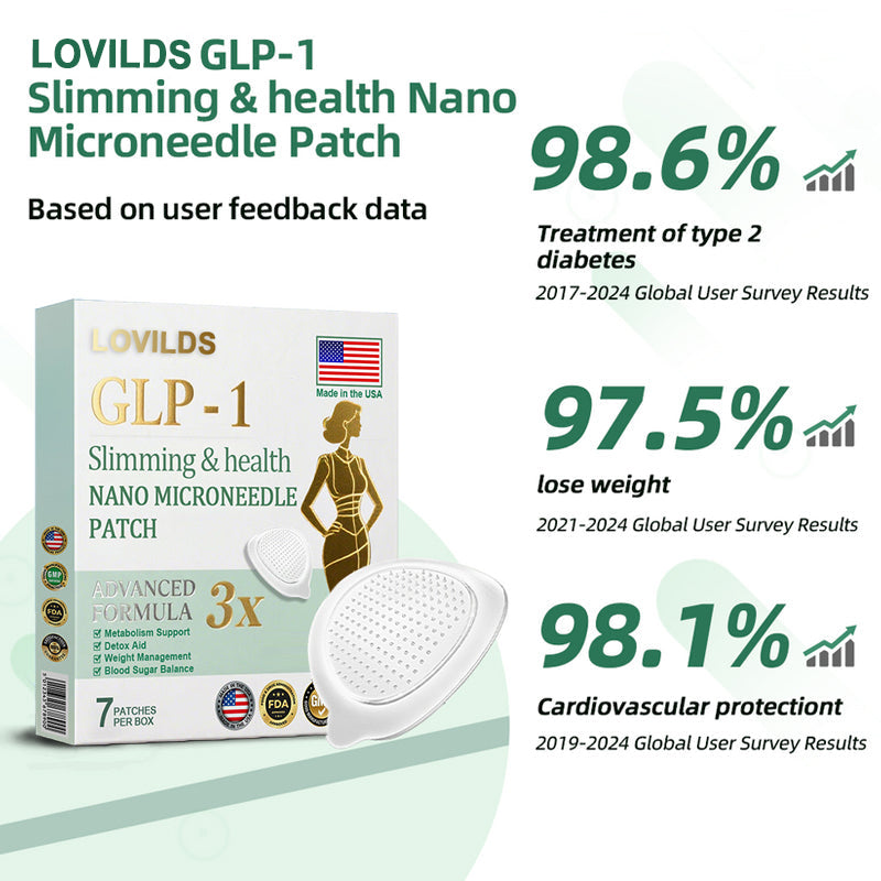 【Last Day Promotion 80% OFF🔥】LOVILDS™ NIDDK-Tirzepatide Slimming & health NANO MICRONEEDLE PATCH🇺🇸👨⚕️(Zero Pain, 24/7 Release | Lose 20lbs FAST | 90% Sugar Drop | )🔥
