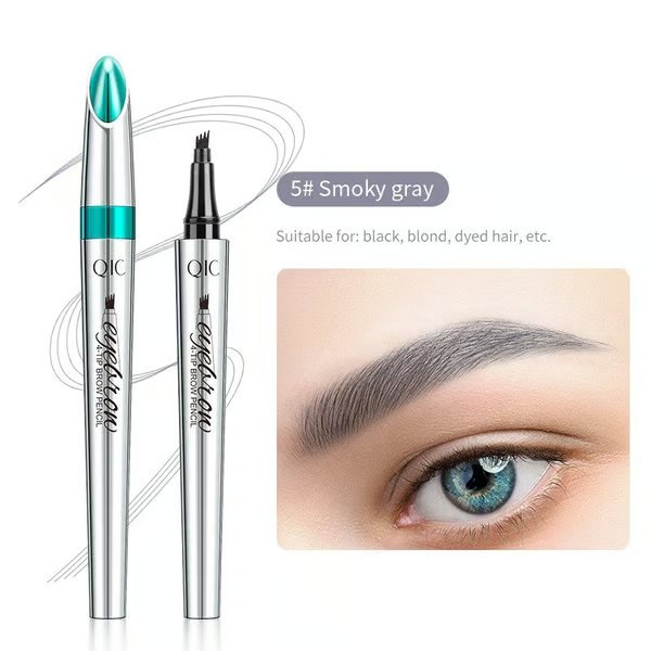 🔥3D Waterproof Eyebrow Pen 4 Fork Tip water eyebrow Pencil