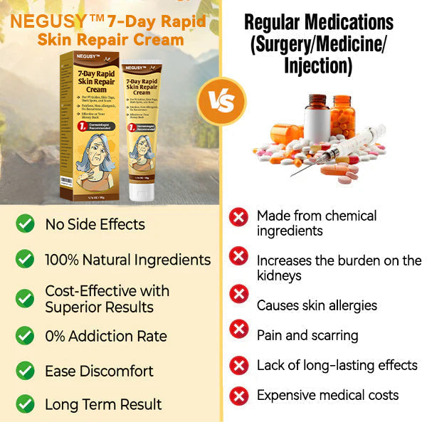 NEGUSY™ 7-Day Intensive Skin Repair Cream | FDA Certified & Doctor Recommended 🌟👩‍⚕️