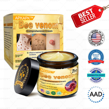 Skin Tags, Eczema, or Psoriasis? This 15-Minute Bee Venom Cream Soothes, Heals & Clears Fast—No Steroids, No Scars