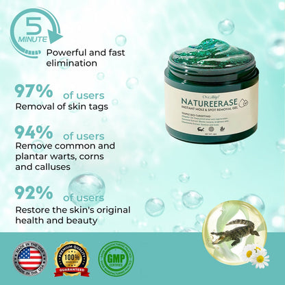 ✅ Official Store: Oveallgo® NatureErase Instant Alligator Oil Mole & Spot Removal Plus Gel
