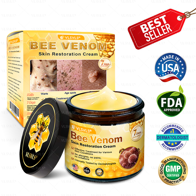 Made and Shipped from USA 🎇 VLSVLS® Bee Venom Skin Restoration Cream 🔥 LAST DAY 80% OFF🎇