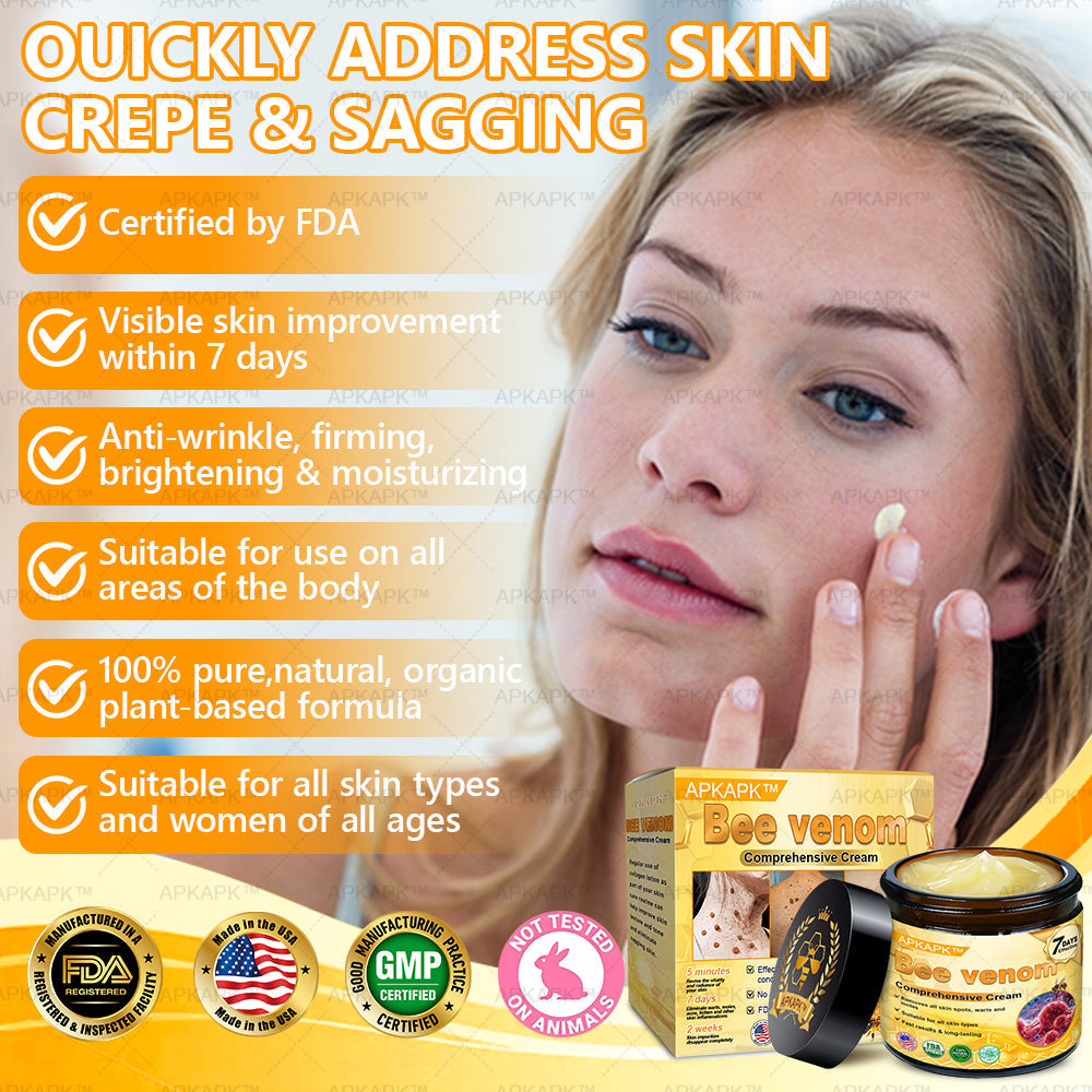 Skin Tags, Eczema, or Psoriasis? This 15-Minute Bee Venom Cream Soothes, Heals & Clears Fast—No Steroids, No Scars