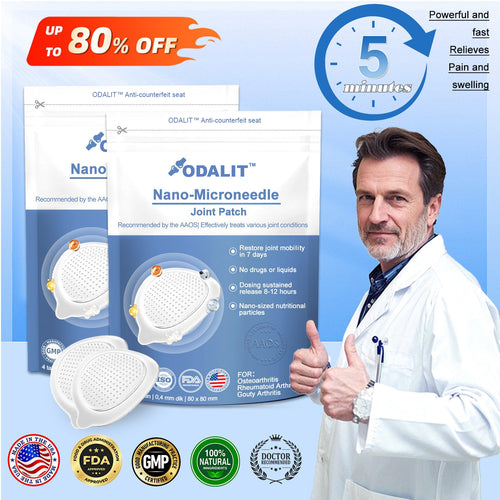 Official Store：👩‍⚕️Recommended by AAOS🦾ODALIT® Nano-microneedle joint patch (Painless, long-lasting, suitable for arthritis, varicose veins and various orthopedic diseases)