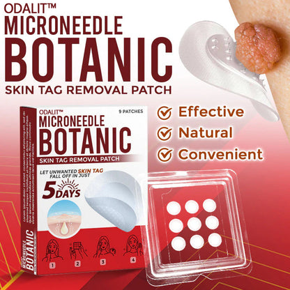 🌈ODALIT™ MicroNeedle Botanic Skin Tag Removal Patch 🇺🇸 Made in the USA