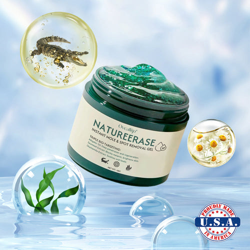 ✅ Official Store: Oveallgo® NatureErase Instant Alligator Oil Mole & Spot Removal Plus Gel