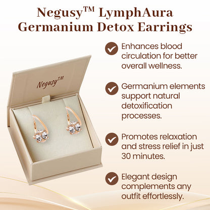 LymphAura Germanium Detox Earrings ( Imported from USA ) -🌟Buy 1 Get 1 (💕Valentine Month💕 Offer )🌟