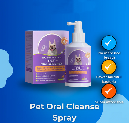🔥Teeth Cleaning Spray – Fresh Breath & Dental Care for Dogs & Cats