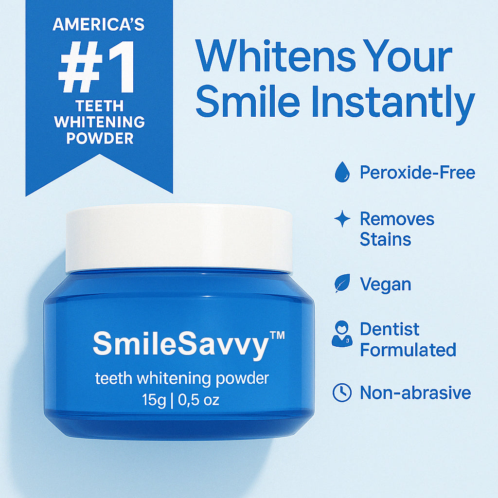SmileSavvy® Teeth Whitening Powder