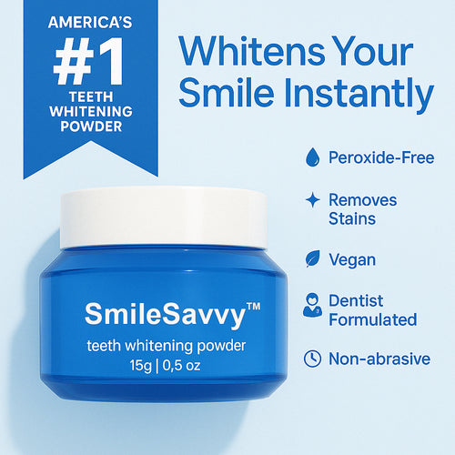 SmileSavvy® Teeth Whitening Powder