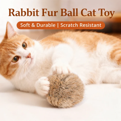 Furry Catnip Toy Ball