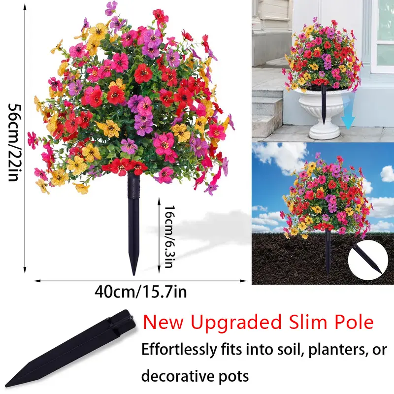 UP TO 49% OFF🔥 Artificial Violet for Outdoor Indoor Garden Home Decoration