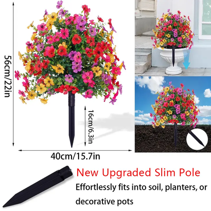 UP TO 49% OFF🔥 Artificial Violet for Outdoor Indoor Garden Home Decoration