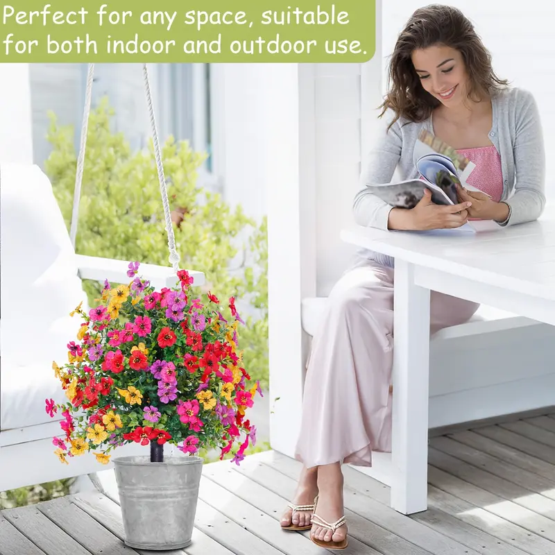 UP TO 49% OFF🔥 Artificial Violet for Outdoor Indoor Garden Home Decoration