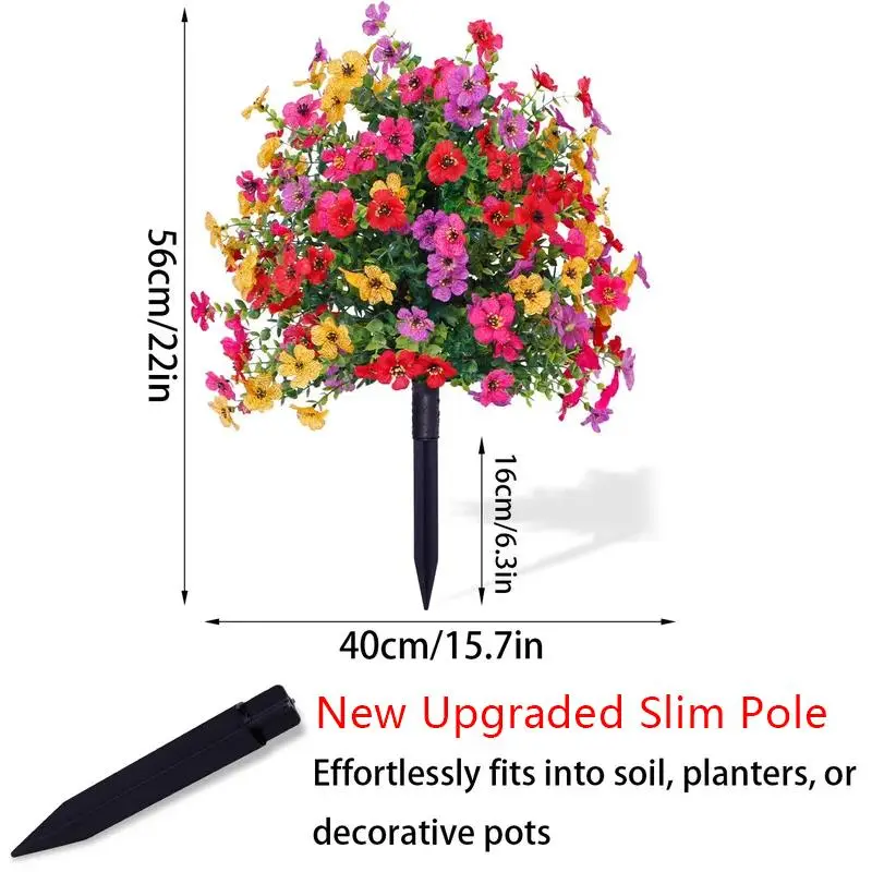 UP TO 49% OFF🔥 Artificial Violet for Outdoor Indoor Garden Home Decoration