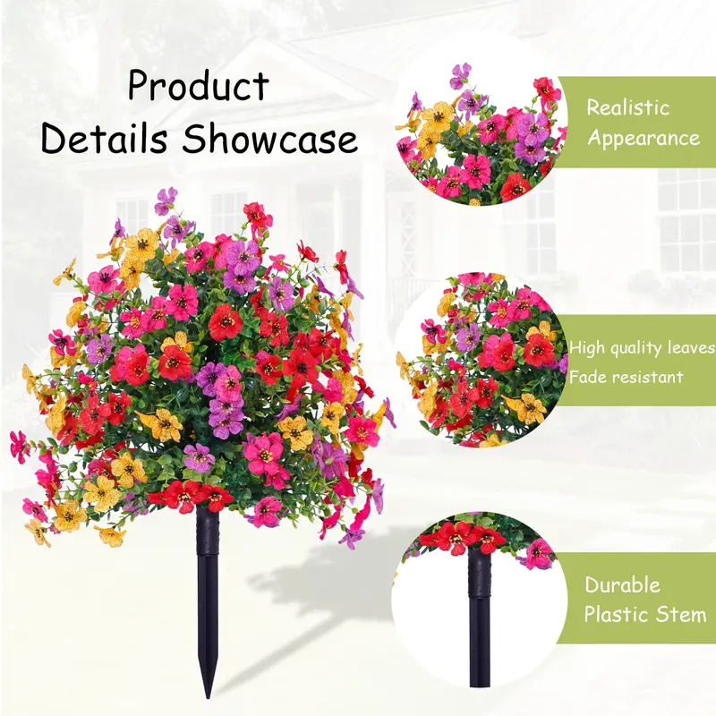 UP TO 49% OFF🔥 Artificial Violet for Outdoor Indoor Garden Home Decoration