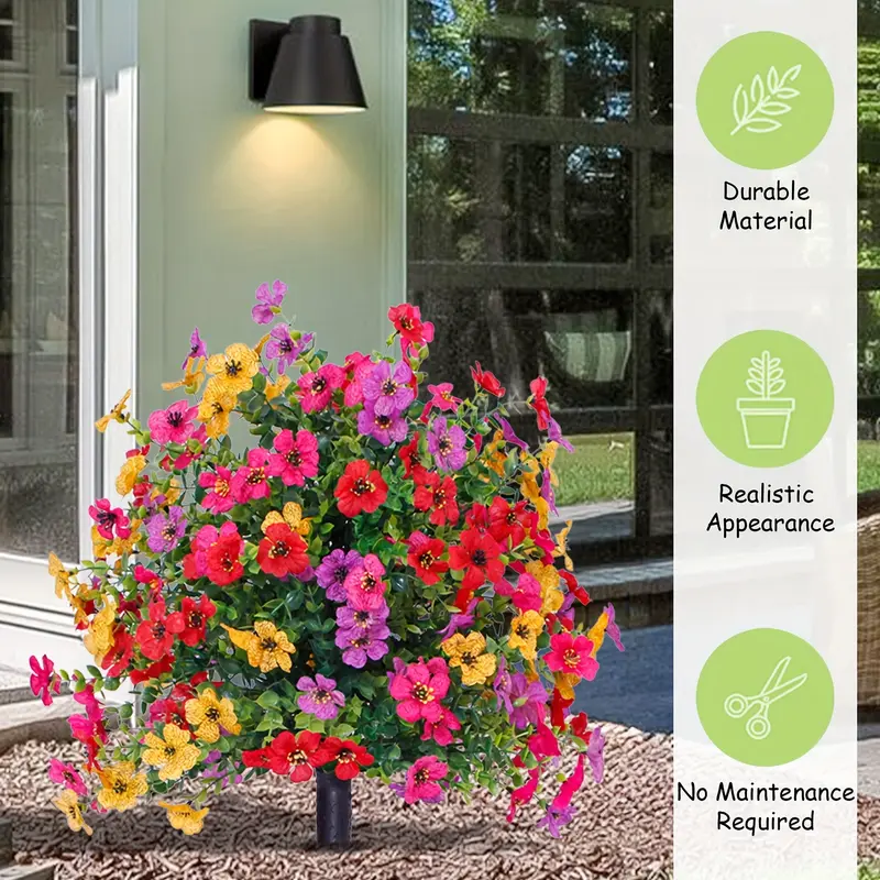 UP TO 49% OFF🔥 Artificial Violet for Outdoor Indoor Garden Home Decoration