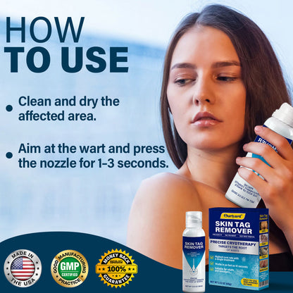 ✅Official Store |Ourlyard® TagRecede Cryo Treatment Spray |Removes warts and skin tags, suitable for all skin types. 🧡🧡