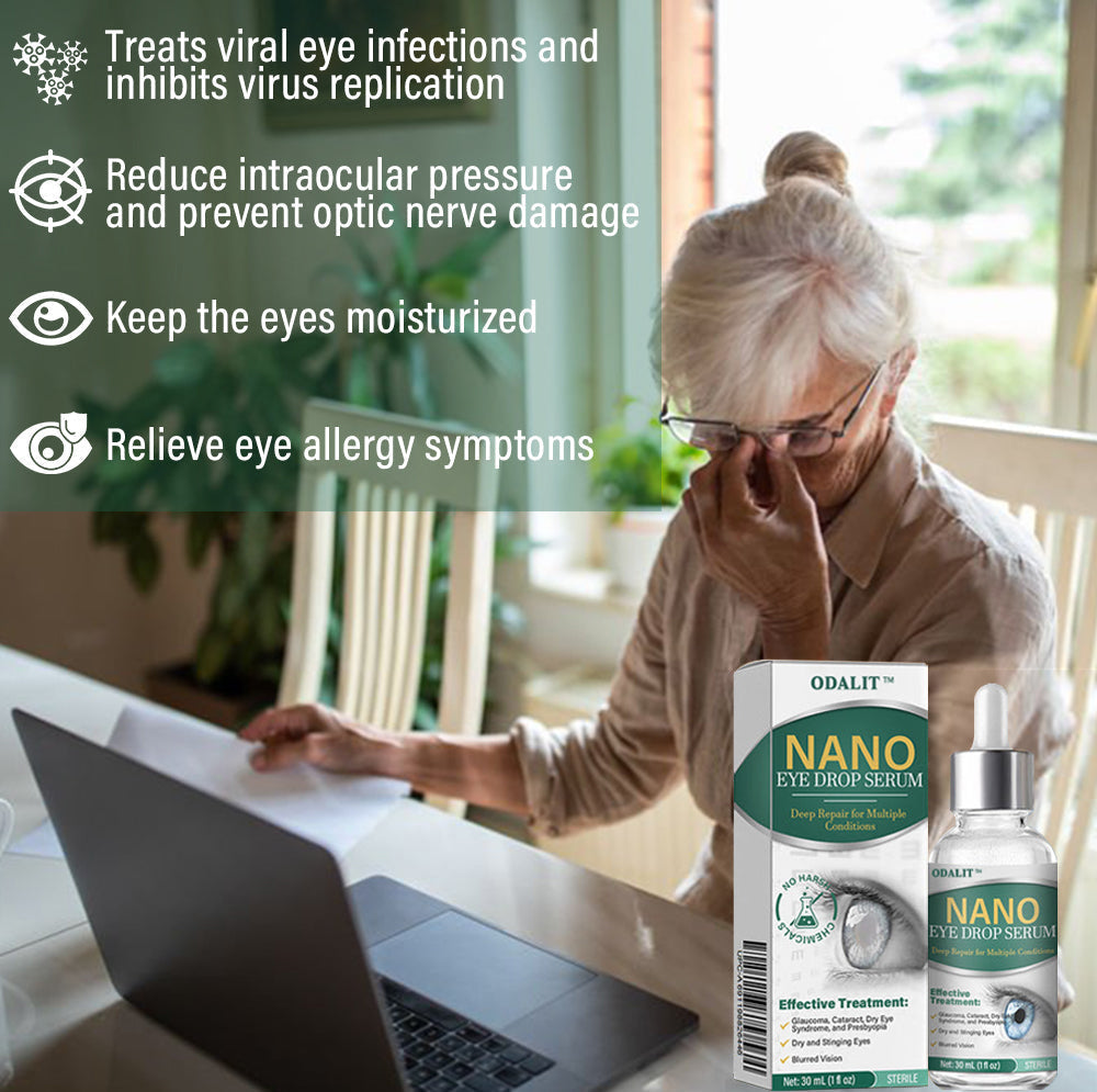 👩‍⚕️ODALIT™ Nano Eye Drops Serum ✅FDA Approved(Suitable for presbyopia, dry eye syndrome, glaucoma, and cataracts) ☘️☘️