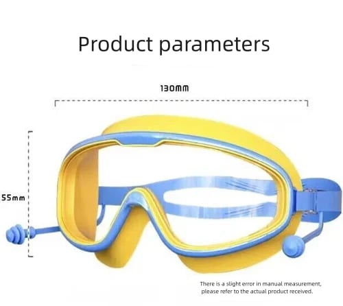 🔥Last Day Promotion 49% OFF-🔥HD children's large frame waterproof and anti-fog swimming goggles