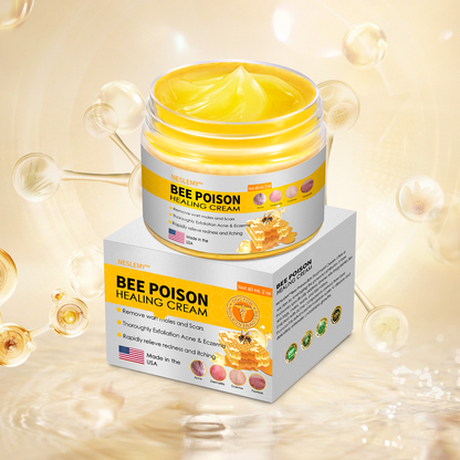NESLEMY™ Bee Venom Skin Cream（👨‍⚕AAD Recommended),for Remove Warts, Acne and Scars