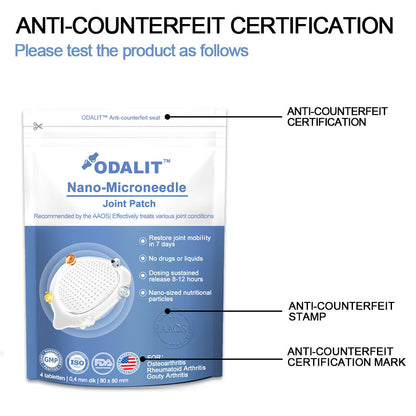 Official Store：👩‍⚕️Recommended by AAOS🦾ODALIT® Nano-microneedle joint patch (Painless, long-lasting, suitable for arthritis, varicose veins and various orthopedic diseases)