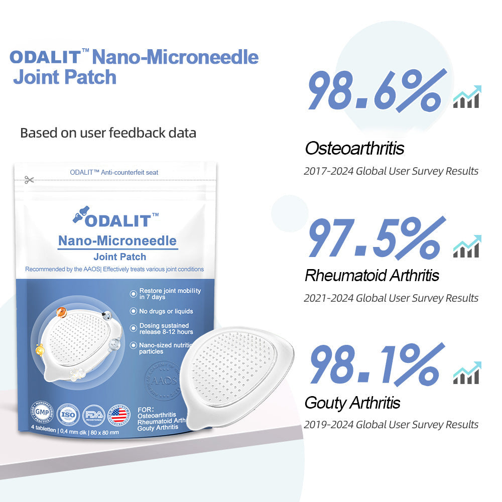 Official Store：👩‍⚕️Recommended by AAOS🦾ODALIT® Nano-microneedle joint patch (Painless, long-lasting, suitable for arthritis, varicose veins and various orthopedic diseases)