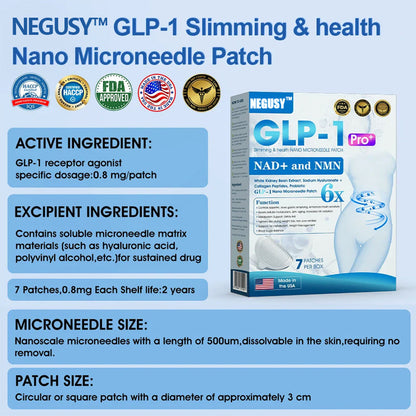 🔥Final 3 Hours: 80% OFF - NEGUSY™ GLP-1 Slimming & health NANO MICRONEEDLE PATCH (Zero Pain. 24/7 Release | Lose 20lbs FAST | 90% Sugar Drop | )👨‍⚕️