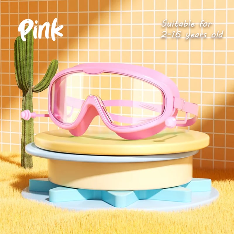 🔥Last Day Promotion 49% OFF-🔥HD children's large frame waterproof and anti-fog swimming goggles