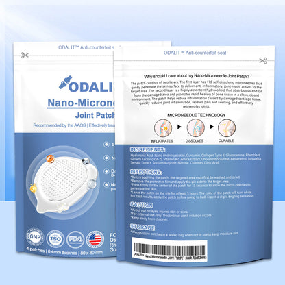 Official Store：👩‍⚕️Recommended by AAOS🦾ODALIT® Nano-microneedle joint patch (Painless, long-lasting, suitable for arthritis, varicose veins and various orthopedic diseases)