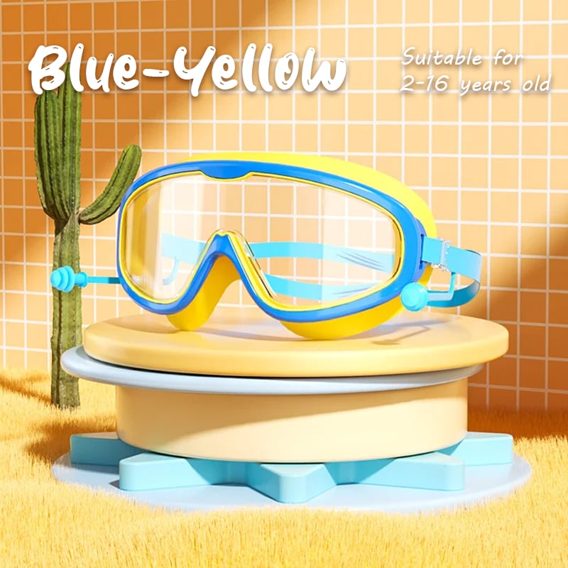 🔥Last Day Promotion 49% OFF-🔥HD children's large frame waterproof and anti-fog swimming goggles