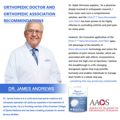 Official Store：👩‍⚕️Recommended by AAOS🦾ODALIT® Nano-microneedle joint patch (Painless, long-lasting, suitable for arthritis, varicose veins and various orthopedic diseases)