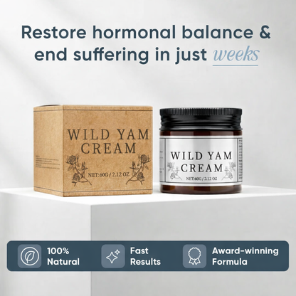 Wild Yam Cream For Hormonal Balance