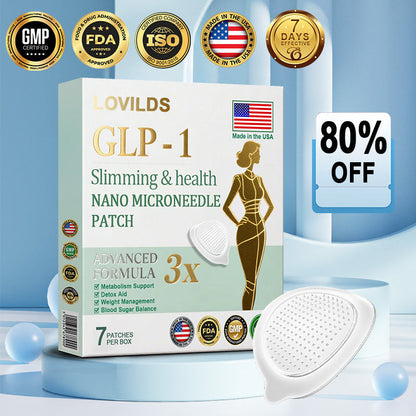 【Last Day Promotion 80% OFF🔥】LOVILDS™ NIDDK-Tirzepatide Slimming & health NANO MICRONEEDLE PATCH🇺🇸👨‍⚕️（Zero Pain, 24/7 Release | Lose 20lbs FAST | 90% Sugar Drop | ）🔥
