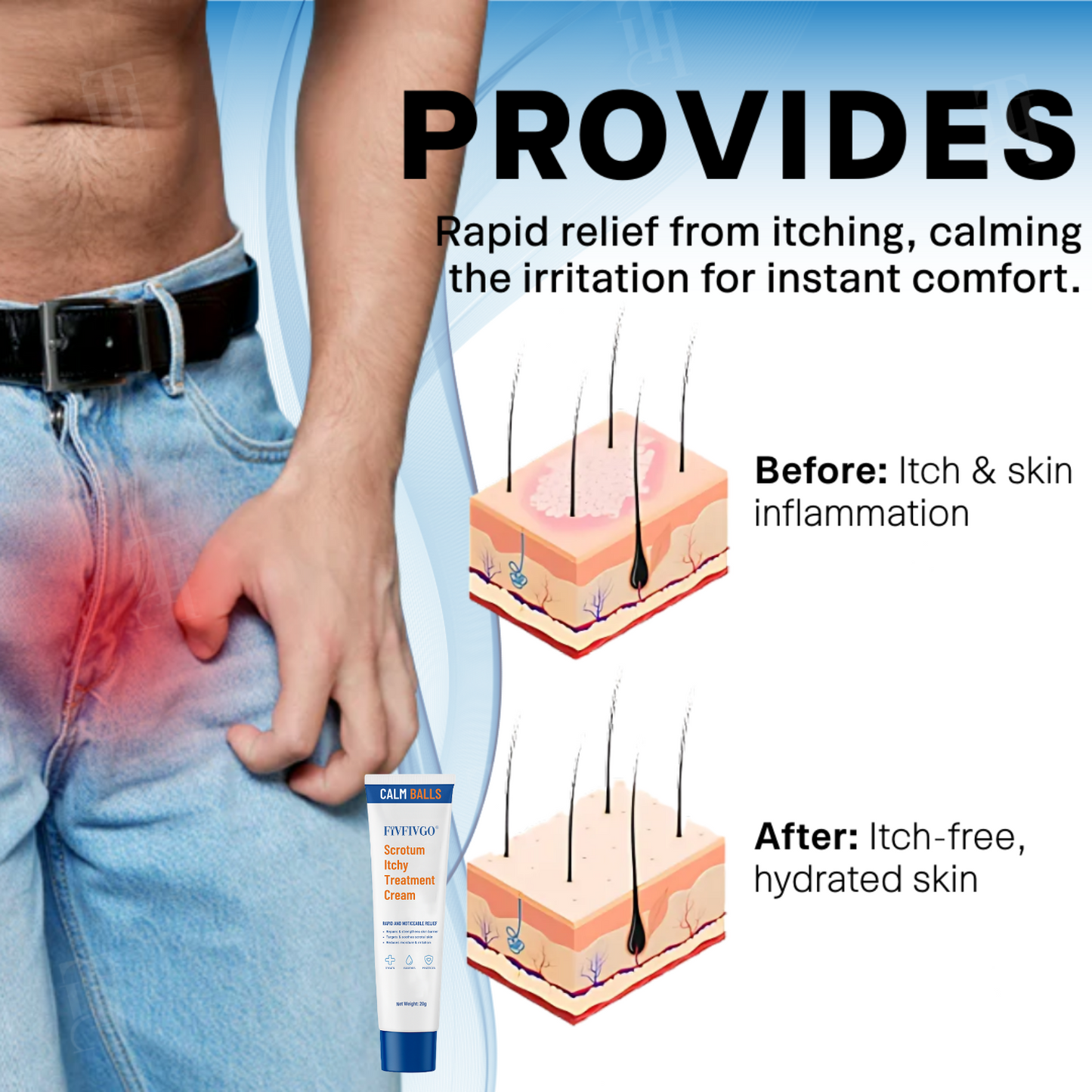 Fivfivgo® Scrotum Itchy Treatment Cream PRO