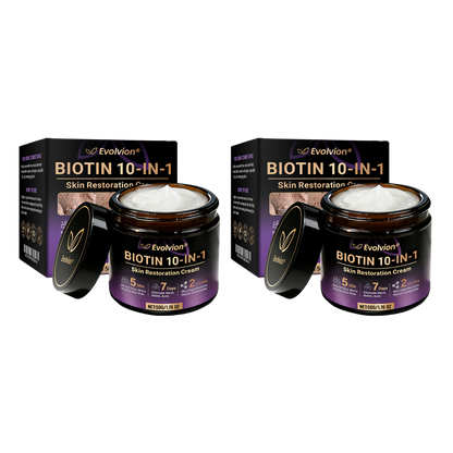 Made and Shipped from USA ✨Evolvion® Biotin 10-in-1 Skin Restoration Cream 🍀