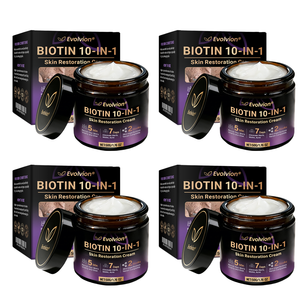 Made and Shipped from USA ✨Evolvion® Biotin 10-in-1 Skin Restoration Cream 🍀