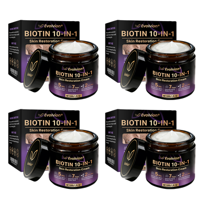 Made and Shipped from USA ✨Evolvion® Biotin 10-in-1 Skin Restoration Cream 🍀