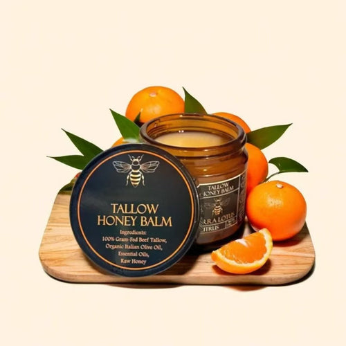 🏆Flash Sale⚡ 50K+ SOLD! Almost Gone-💥⏰Organic Grass-Fed Beef Tallow Balm with Raw Honey🔥