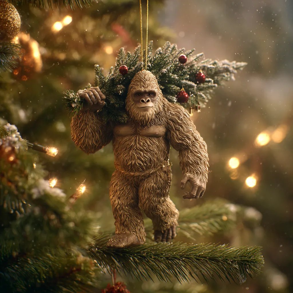 👣2026 Wildlife Wonders Collection™  Bigfoot Ornament🌟