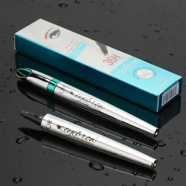 🔥3D Waterproof Eyebrow Pen 4 Fork Tip water eyebrow Pencil